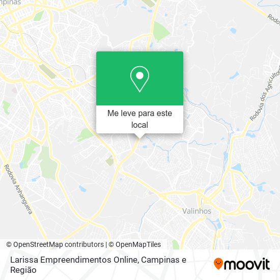 Larissa Empreendimentos Online mapa