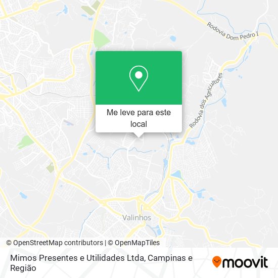 Mimos Presentes e Utilidades Ltda mapa