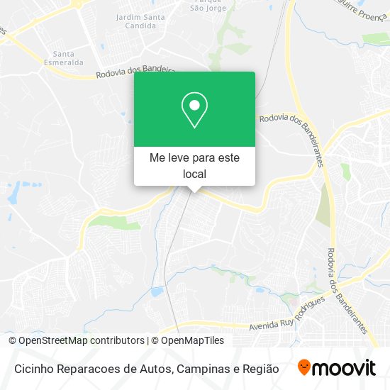 Cicinho Reparacoes de Autos mapa