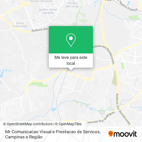 Mr Comunicacao Visual e Prestacao de Servicos mapa
