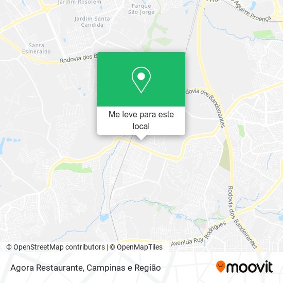 Agora Restaurante mapa