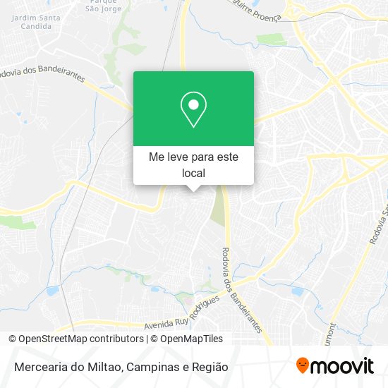 Mercearia do Miltao mapa