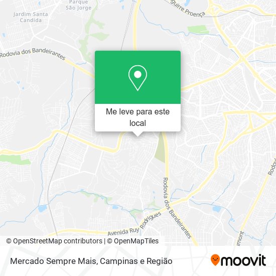 Mercado Sempre Mais mapa