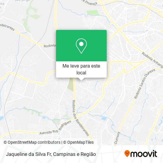 Jaqueline da Silva Fr mapa