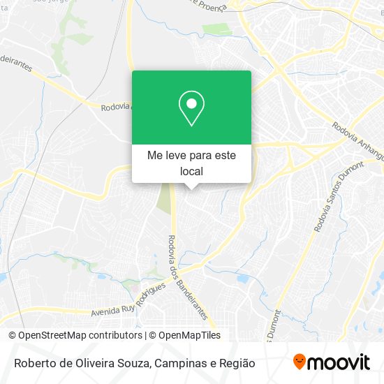 Roberto de Oliveira Souza mapa