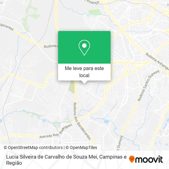 Lucia Silveira de Carvalho de Souza Mei mapa