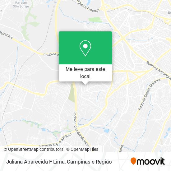 Juliana Aparecida F Lima mapa