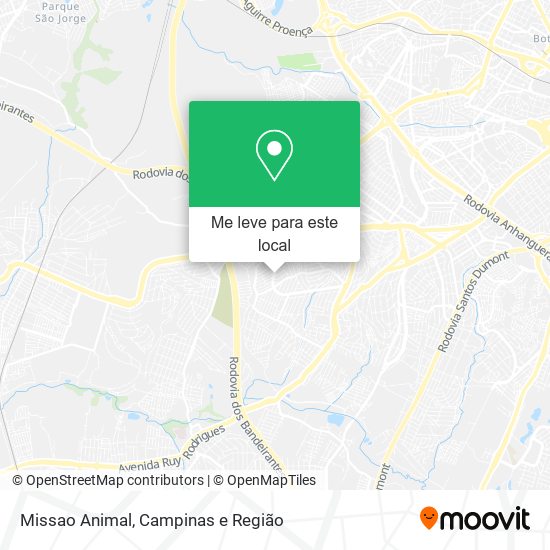 Missao Animal mapa