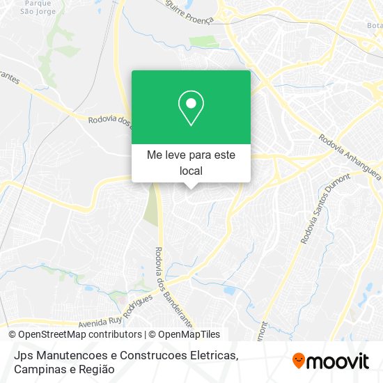 Jps Manutencoes e Construcoes Eletricas mapa