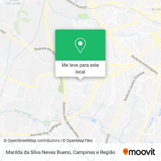 Marilda da Silva Neves Bueno mapa