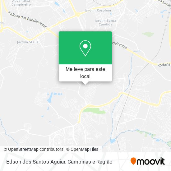 Edson dos Santos Aguiar mapa