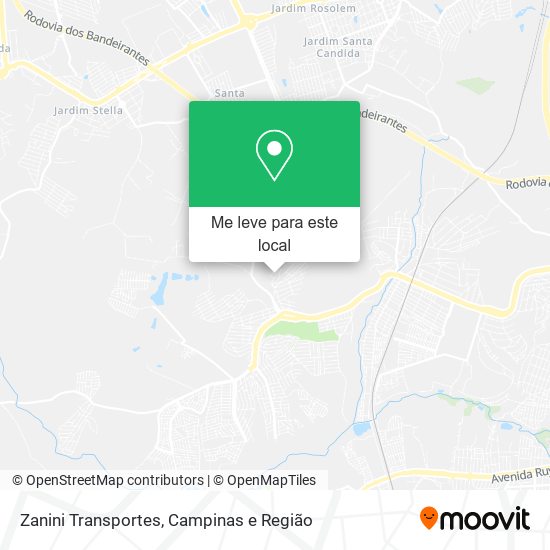 Zanini Transportes mapa