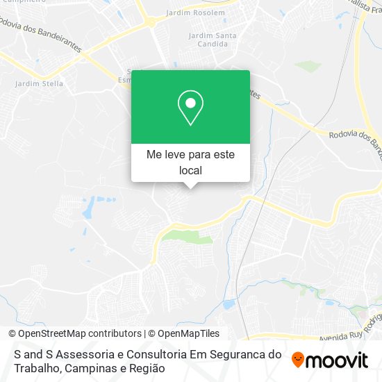 S and S Assessoria e Consultoria Em Seguranca do Trabalho mapa