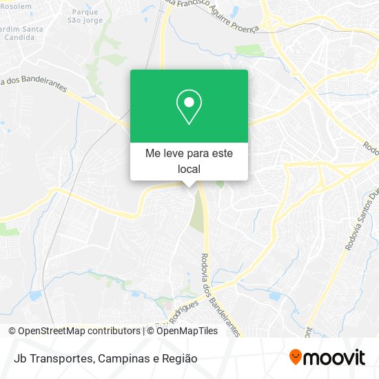 Jb Transportes mapa