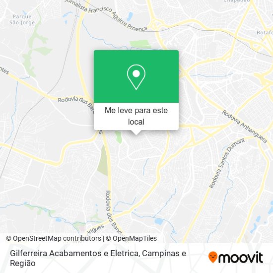 Gilferreira Acabamentos e Eletrica mapa