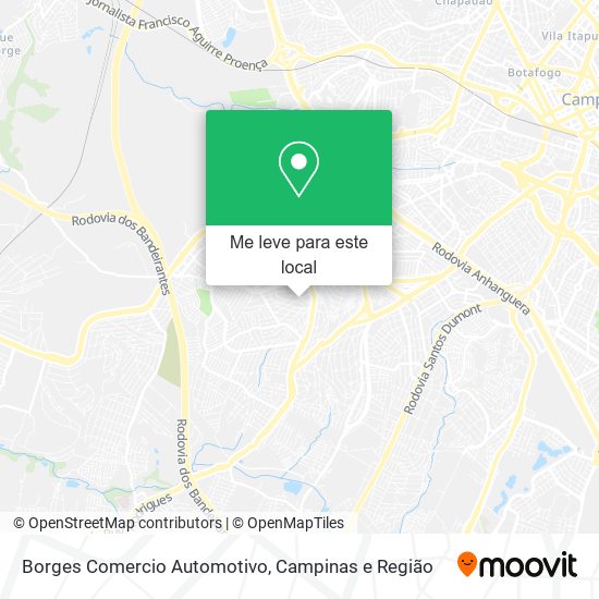 Borges Comercio Automotivo mapa