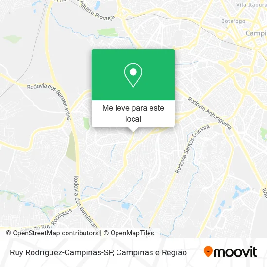 Ruy Rodriguez-Campinas-SP mapa