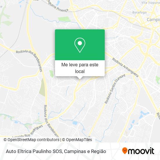 Auto Eltrica Paulinho SOS mapa