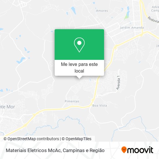 Materiais Eletricos McAc mapa