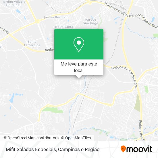 Mifit Saladas Especiais mapa