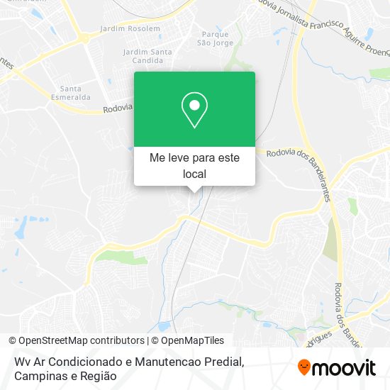 Wv Ar Condicionado e Manutencao Predial mapa