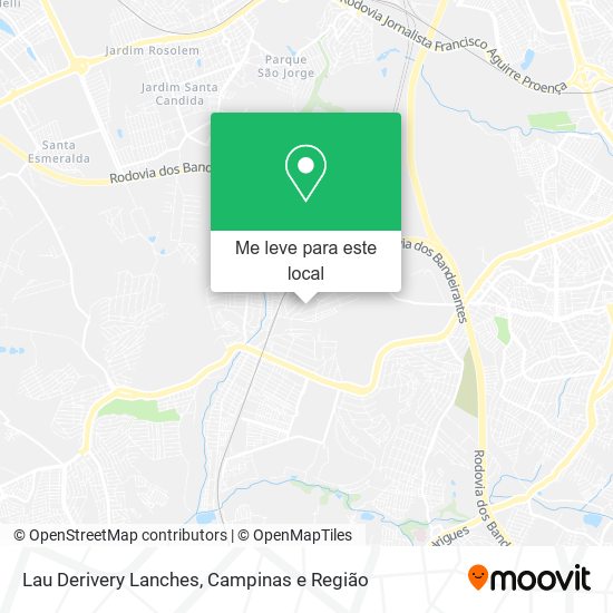 Lau Derivery Lanches mapa