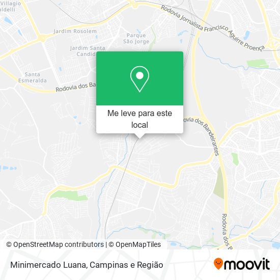 Minimercado Luana mapa