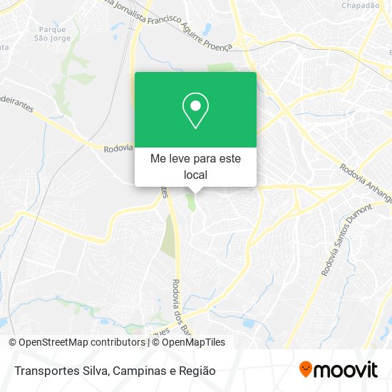 Transportes Silva mapa