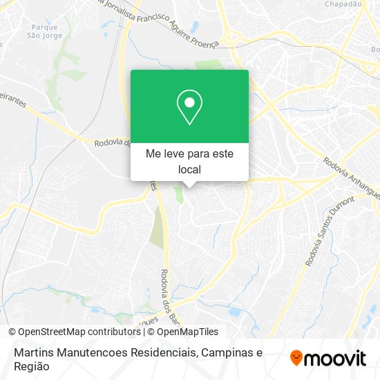 Martins Manutencoes Residenciais mapa