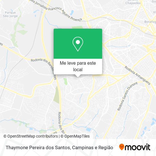 Thaymone Pereira dos Santos mapa