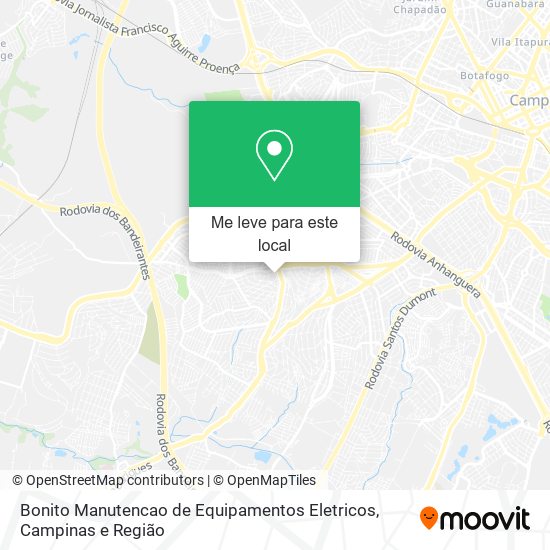 Bonito Manutencao de Equipamentos Eletricos mapa