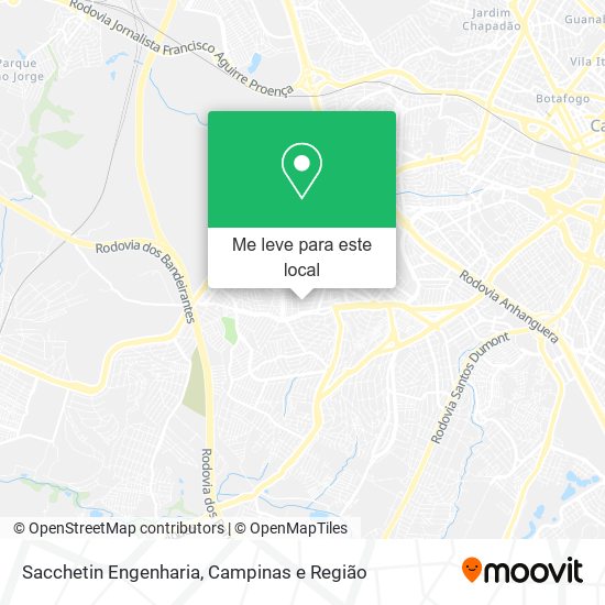 Sacchetin Engenharia mapa