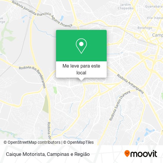 Caique Motorista mapa