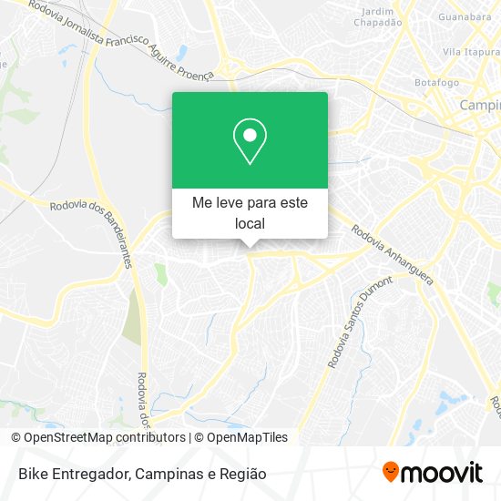 Bike Entregador mapa