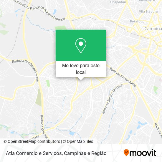 Atla Comercio e Servicos mapa