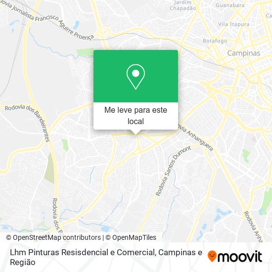 Lhm Pinturas Resisdencial e Comercial mapa