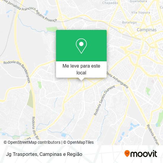 Jg Trasportes mapa