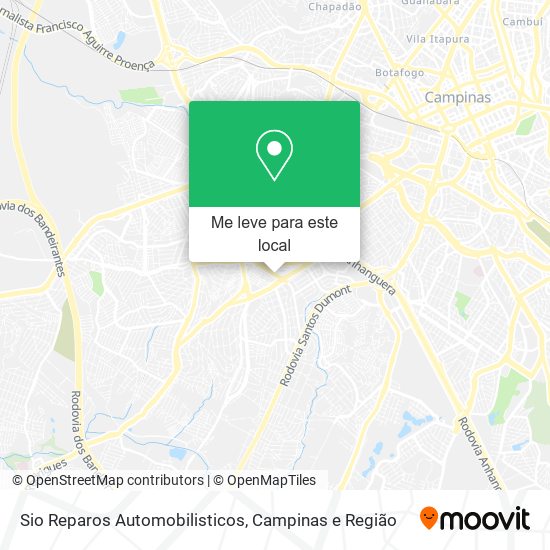 Sio Reparos Automobilisticos mapa