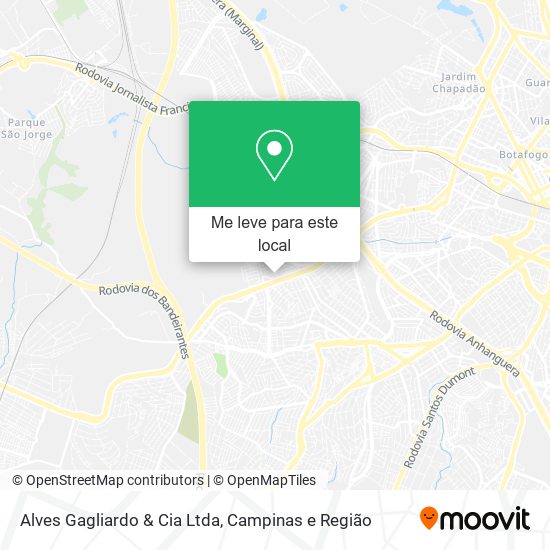 Alves Gagliardo & Cia Ltda mapa