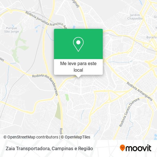 Zaia Transportadora mapa