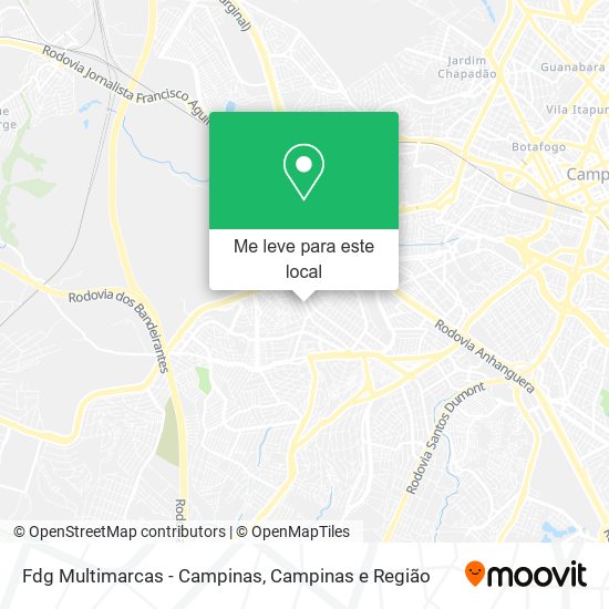 Fdg Multimarcas - Campinas mapa