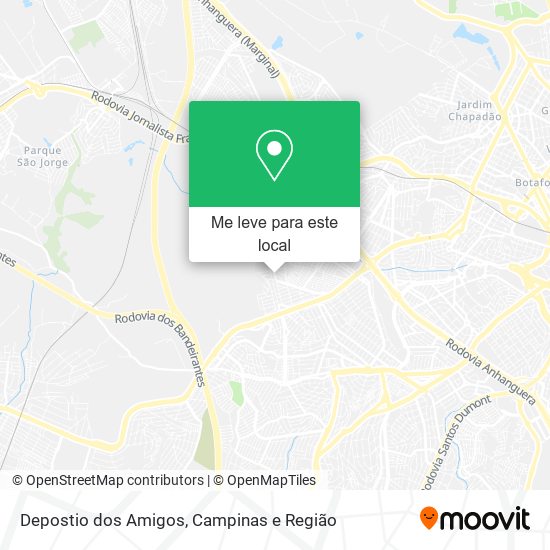 Depostio dos Amigos mapa