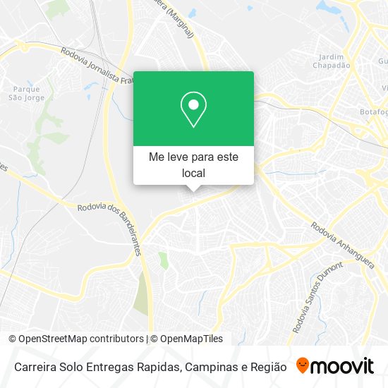 Carreira Solo Entregas Rapidas mapa