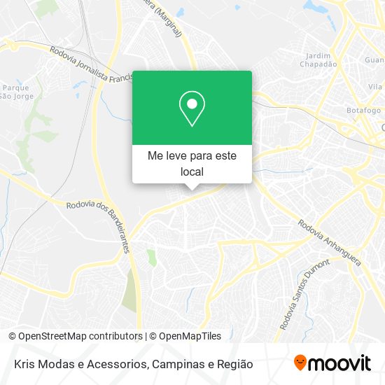 Kris Modas e Acessorios mapa