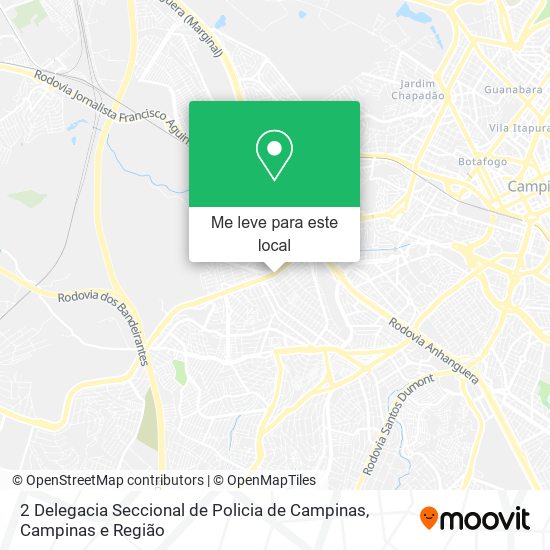 2 Delegacia Seccional de Policia de Campinas mapa