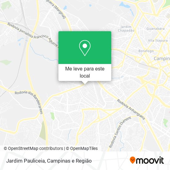 Jardim Pauliceia mapa