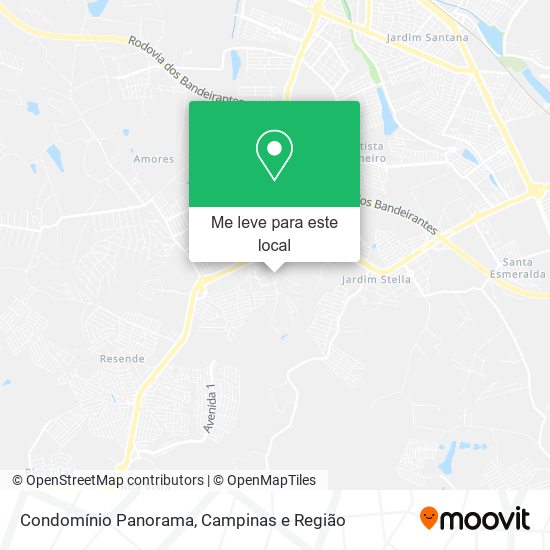 Condomínio Panorama mapa