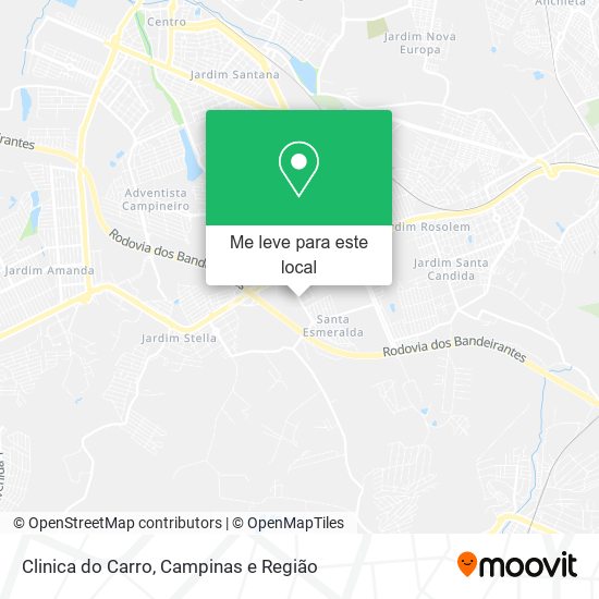 Clinica do Carro mapa