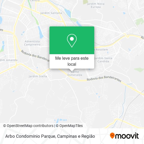 Arbo Condomínio Parque mapa