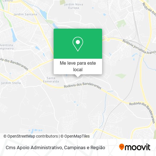 Cms Apoio Administrativo mapa